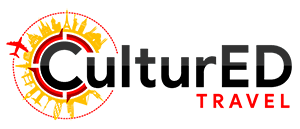 Cultured travel logo